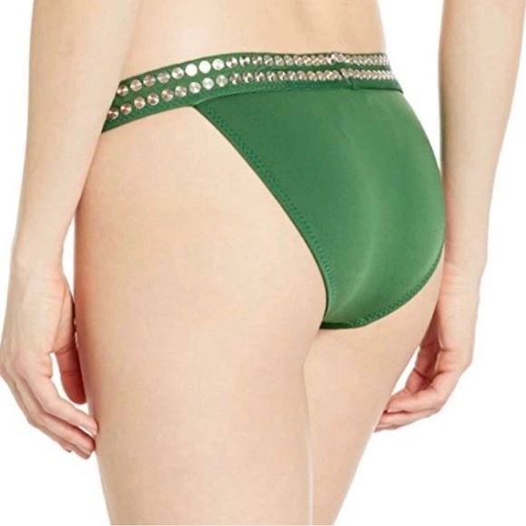 Norma Kamali Stud Sage Green Bikini TOP & BOTTOM Set (Both size medium) - Picture 5 of 6